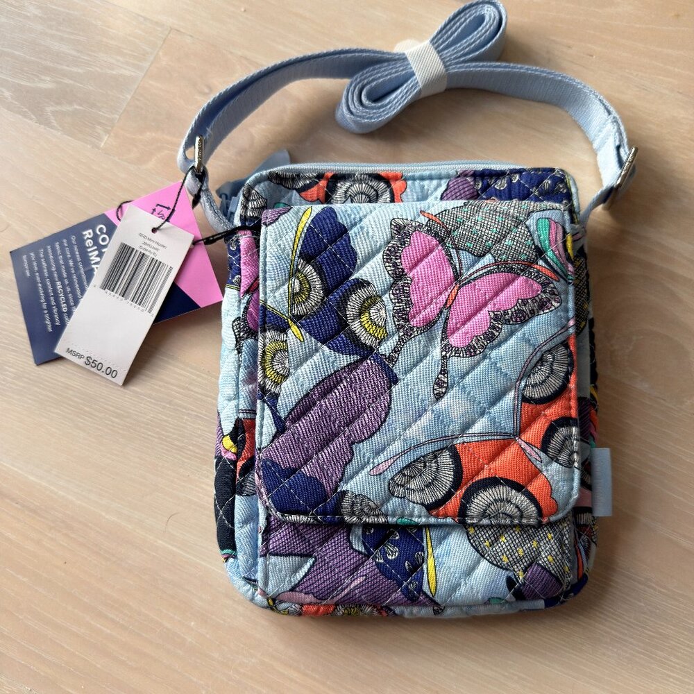Vera Bradley RFID Mini Hipster Bag - Butterfly